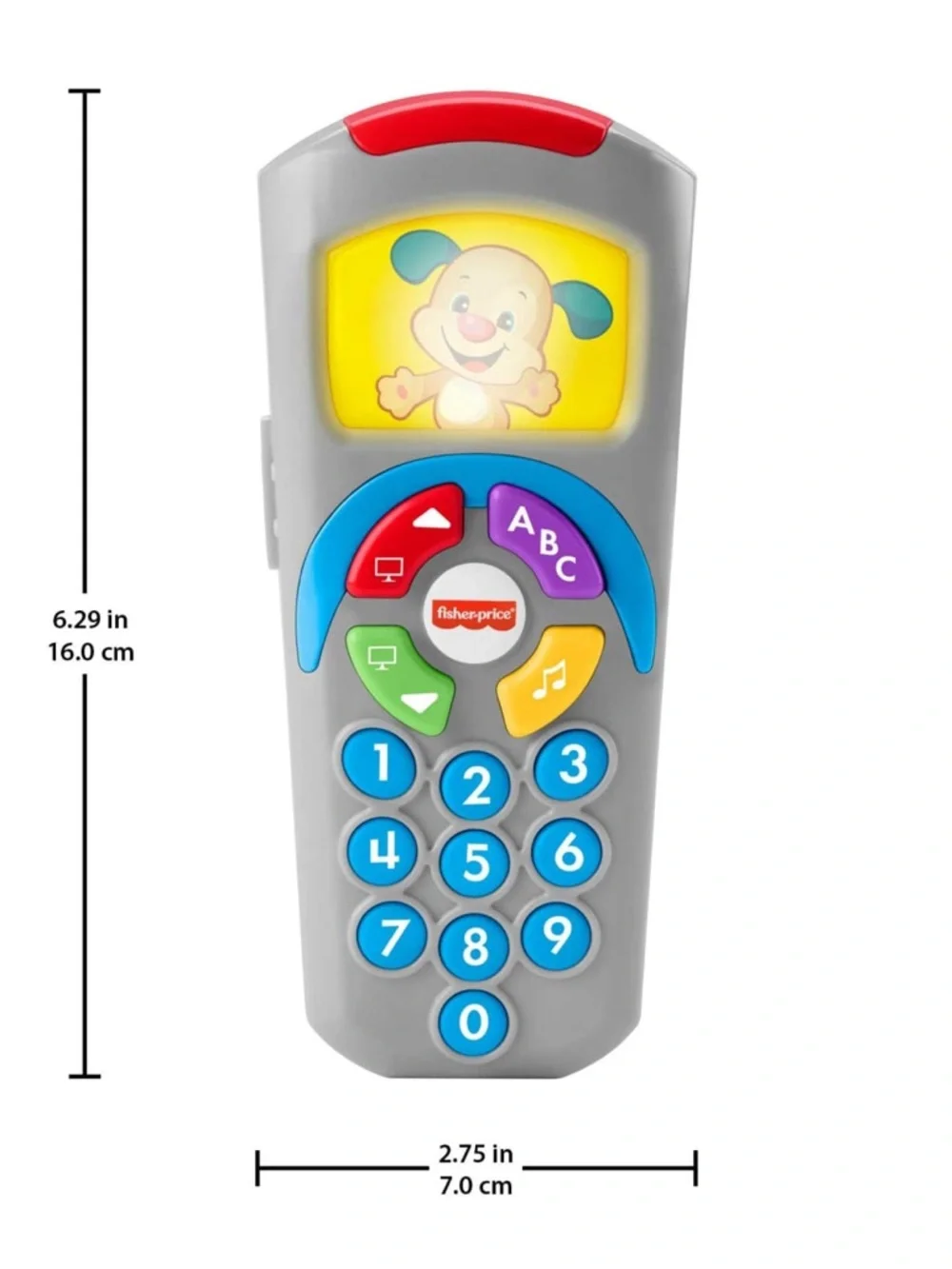 Fisher-Price Laugh & Learn Puppy’s Remote Learning Toy with Music and Lights